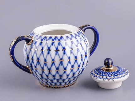 Сахарница Тюльпан Кобальтовая сетка арт. 80.00234.00.1
