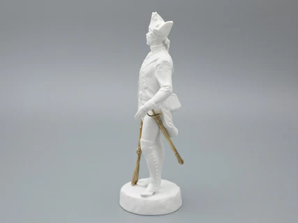 Скульптура Мушкетер эпохи Екатерины Великой, в подарочной упаковке, рисунок Белый бисквит, арт 81.31939.00.1, 