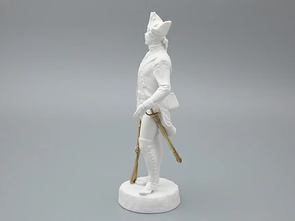 Скульптура Мушкетер эпохи Екатерины Великой, в подарочной упаковке, рисунок Белый бисквит, арт 81.31939.00.1