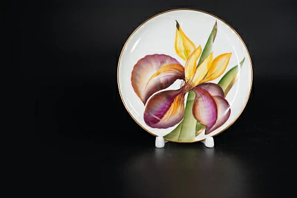 Чашка с блюдцем Вечер. Лето, на форме Подарочная, арт 41.00177.00.1