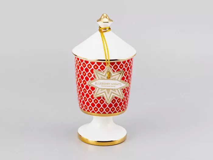 Подарочный Набор Свеча ароматическая, рисунок Скарлетт 2 аромат Черничные ночи арт. 81.32056.00.1, 