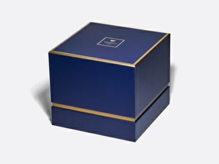 Бокал с блюдцем и крышкой 390 мл в подарочной упаковке, форма Топ, рисунок Готический 7, арт. 81.34168.00.1, 