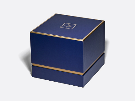 Бокал с блюдцем и крышкой 390 мл в подарочной упаковке, форма Топ, рисунок Готический 7, арт. 81.34168.00.1