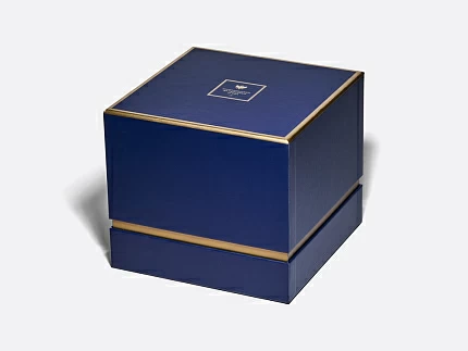 Бокал с блюдцем и крышкой 390 мл в подарочной упаковке, форма Топ, рисунок Готический 7, арт. 81.34168.00.1