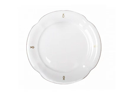 Тарелка мелкая 180 мм Наташа "Петельки"  арт.  80.06725.00.1