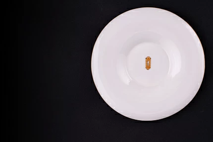 Чашка с блюдцем кофейная, рисунок Конфета Ключик, форма Юлия, арт 61.21053.00.1