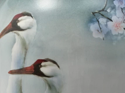 Ваза форма Музейная рисунок Весна. Журавли арт. 80.88185.00.1, 