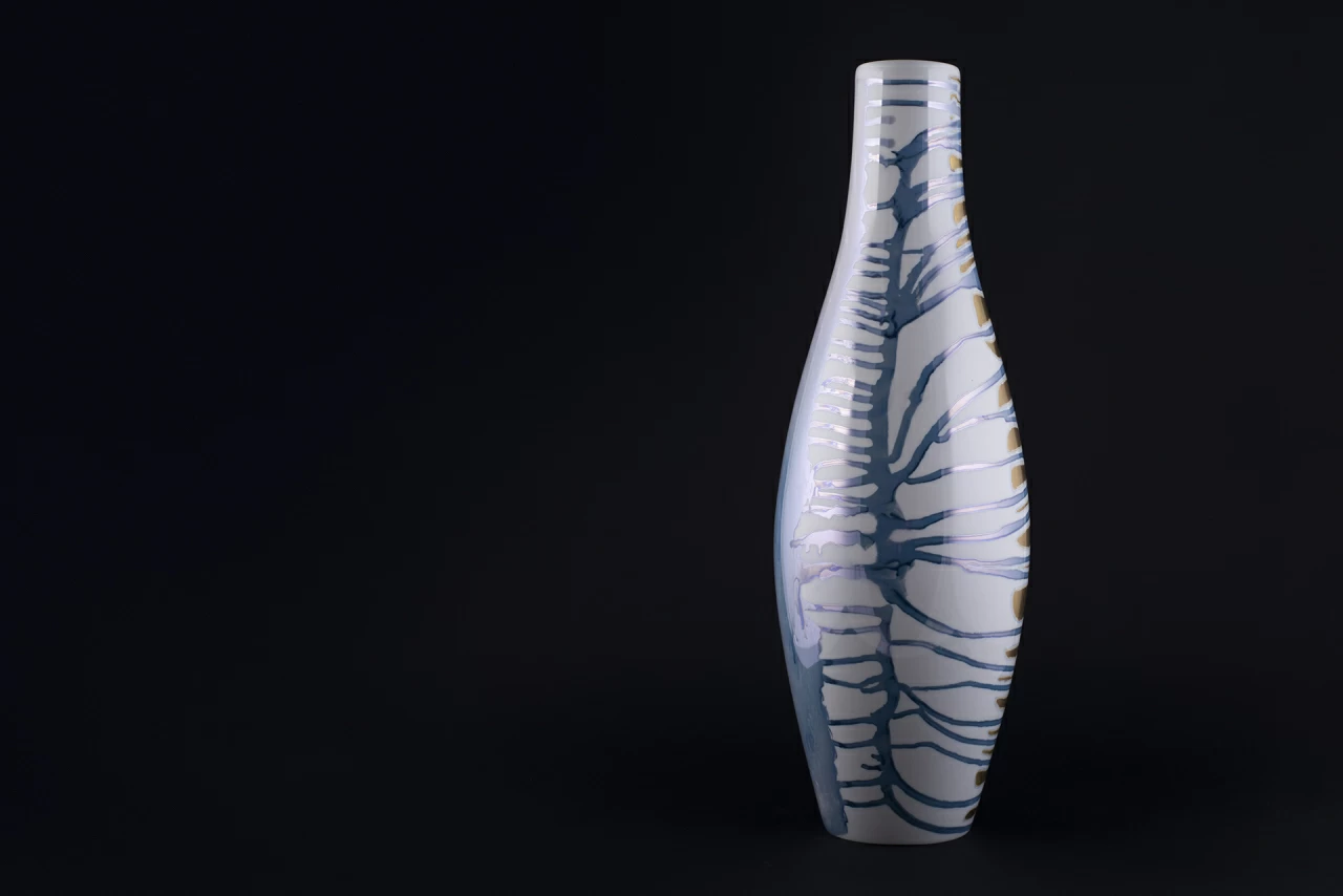 Ваза Блики на форме Высокая, арт 60.14051.00.1,  Ваза Блики на форме Высокая, арт 60.14051.00.1,