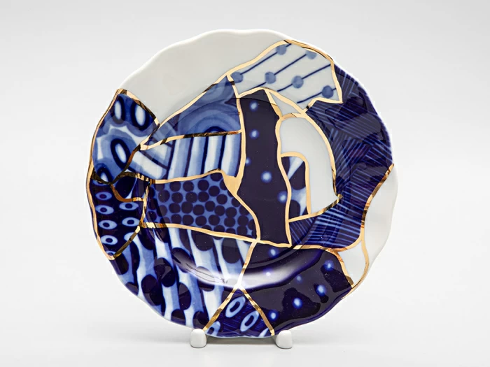 Тарелка 200 мм форма Тюльпан рисунок Байкал 2, арт. 80.37279.00.1, 