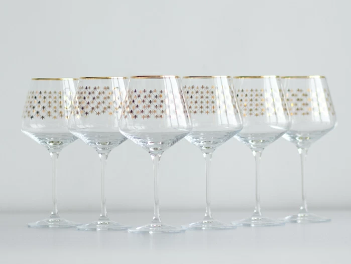 Набор (6 бокалов для воды) 470 мл Золотая сетка арт. 14.00387.07, 
