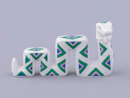 Скульптура форма Змей Меандр, рисунок Гипотенуза, арт. 82.48031.00.1, 