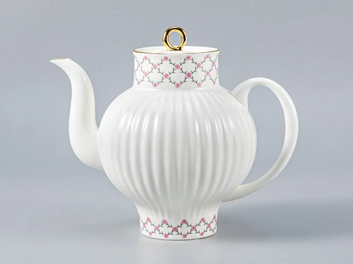 Сервиз чайный Волна Розовая сетка, 6 персон 20 предметов, арт. 81.20895.00.1, 