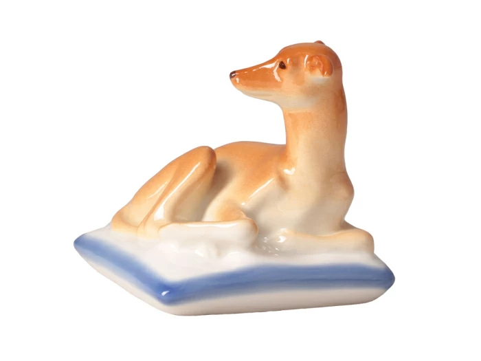 Скульптура Левретка на подушке Лилли арт. 82.81318.00.1, 