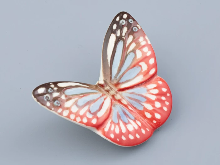 Скульптура форма Бабочка малого размера, рисунок Красная, арт. 82.47229.00.1, 