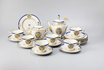 Сервиз чайный Александрия Золотой орел, 6 персон 21 предмет, арт. 81.14863.01.1