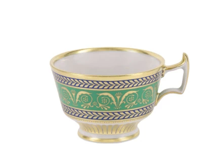 Чашка с блюдцем кофейная форма Александрия рисунок Золотой 52 арт. 81.19205.00.1, 