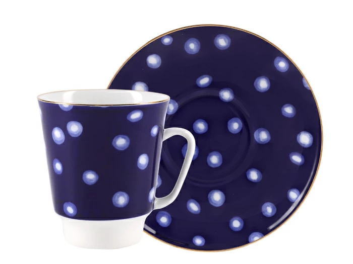 Чашка с блюдцем 165 мл форма Майская рисунок Pulse, арт.81.27366.00.1, 