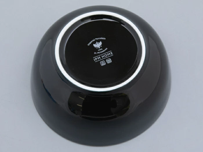 Салатник форма Хит рисунок Балтийский берег черный, арт. 80.45180.00.1, 