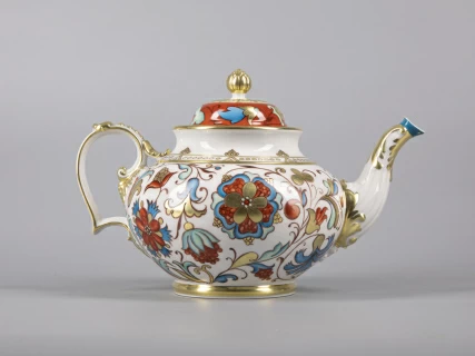 Сервиз чайный форма Александр III рисунок Русский, 6 персон 15 предметов арт. 81.30144.00.1,  Сервиз чайный форма Александр III рисунок Русский, 6 персон 15 предметов арт. 81.30144.00.1,