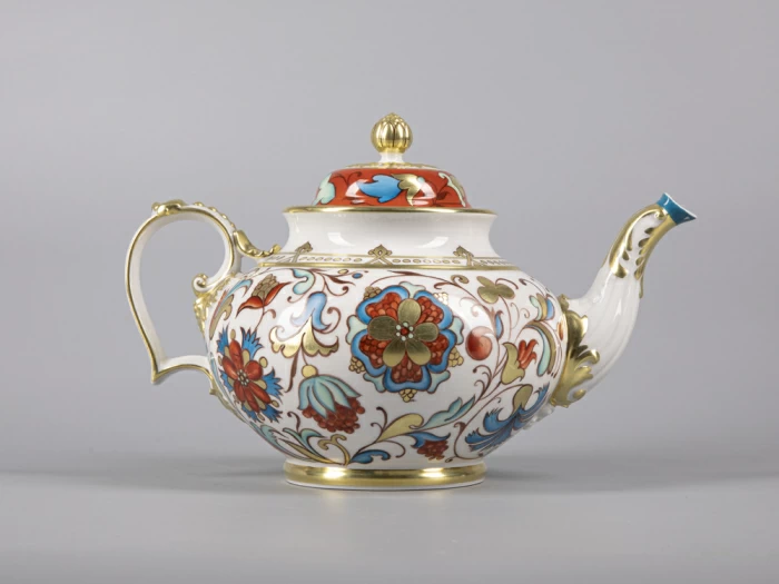 Сервиз чайный форма Александр III рисунок Русский, 6 персон 15 предметов арт. 81.30144.00.1,  Сервиз чайный форма Александр III рисунок Русский, 6 персон 15 предметов арт. 81.30144.00.1,