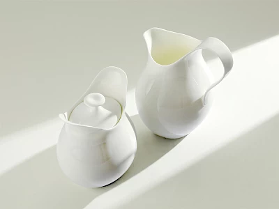 Сервиз чайный 7 предметов на 2 персоны, форма Талисман рисунок Белый арт. 81.16887.00.1