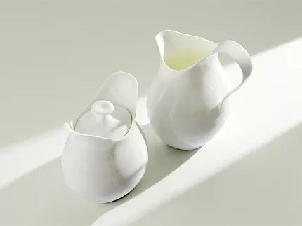 Сервиз чайный 7 предметов на 2 персоны, форма Талисман рисунок Белый арт. 81.16887.00.1