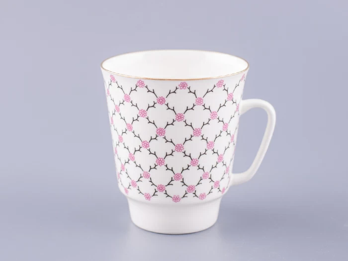 Чашка с блюдцем кофейная 165 мл форма форма Майская рисунок Розовая сетка арт. 81.13631.00.1, 