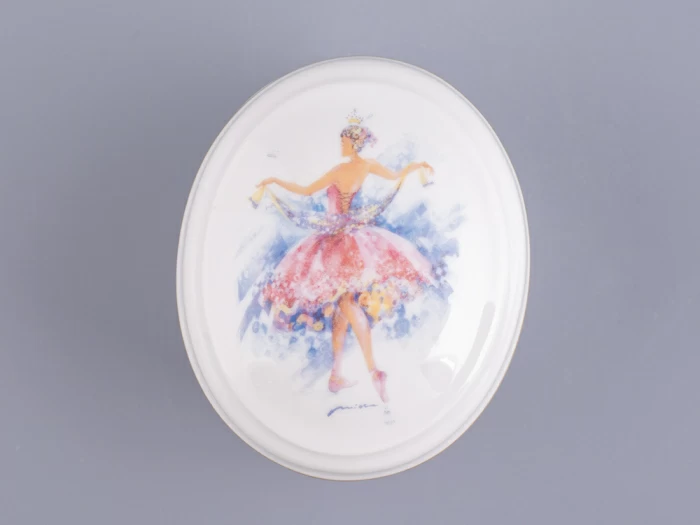 Туалетная коробочка форма Овальная рисунок Принцесса Аврора арт. 80.86402.00.1,  Туалетная коробочка форма Овальная рисунок Принцесса Аврора арт. 80.86402.00.1,