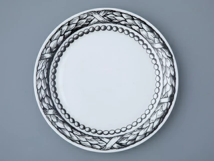 Тарелка плоская 220 мм форма Юлиана рисунок Сысоев. Волшебный сад III арт. 80.44103.00.1, 