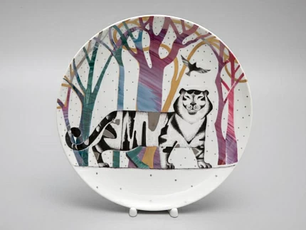 Тарелка декоративная 275 форма Эллипс рисунок Тигр. Доброе утро, арт. 80.39711.00.1 Тарелка декоративная 275 форма Эллипс рисунок Тигр. Доброе утро, арт. 80.39711.00.1
