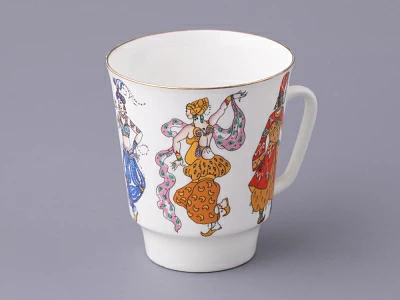 Трехпредметный комплект 165 мл форма Майская рисунок Балет Шахерезада, арт. 81.17663.00.1