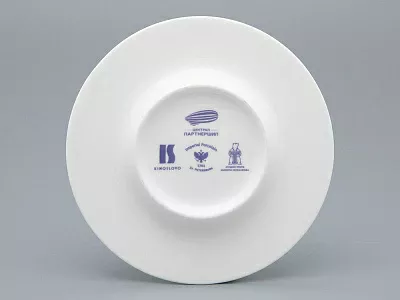 Подарочный набор Бокал с блюдцем и крышкой, форма Топ, рисунок Пророк, арт 81.34051.00.1