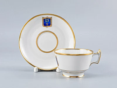 Чашка с блюдцем чайная 240 мл форма Александрия рисунок Коттеджный арт. 81.15359.00.1 Чашка с блюдцем чайная 240 мл форма Александрия рисунок Коттеджный арт. 81.15359.00.1