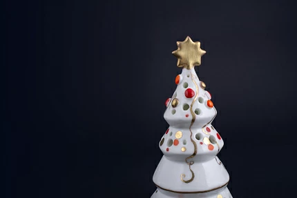 Подсвечник Елочка пирамидка, рисунок Золотой, арт 60.15274.00.5