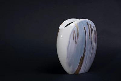 Ваза форма Вечерний цветок, рисунок Атмосферные явления 2, арт. 60.15870.00.1