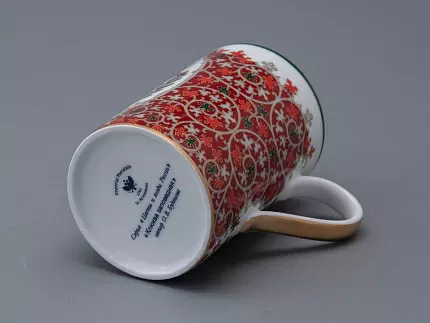 Бокал 400 мл в подарочной упаковке, форма Соло, рисунок Клюква заповедная, арт. 81.34281.00.1