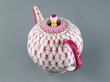 Чайник заварочный форма Тюльпан рисунок Сетка-Блюз 2 арт. 80.86209.00.1, 