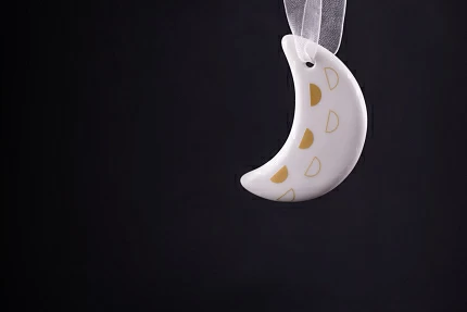 Елочная игрушка Месяц, Луна-парк, арт 60.16089.00.1