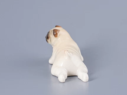 Скульптура Мопс лежащий арт. 82.79496.00.1 Скульптура Мопс лежащий арт. 82.79496.00.1