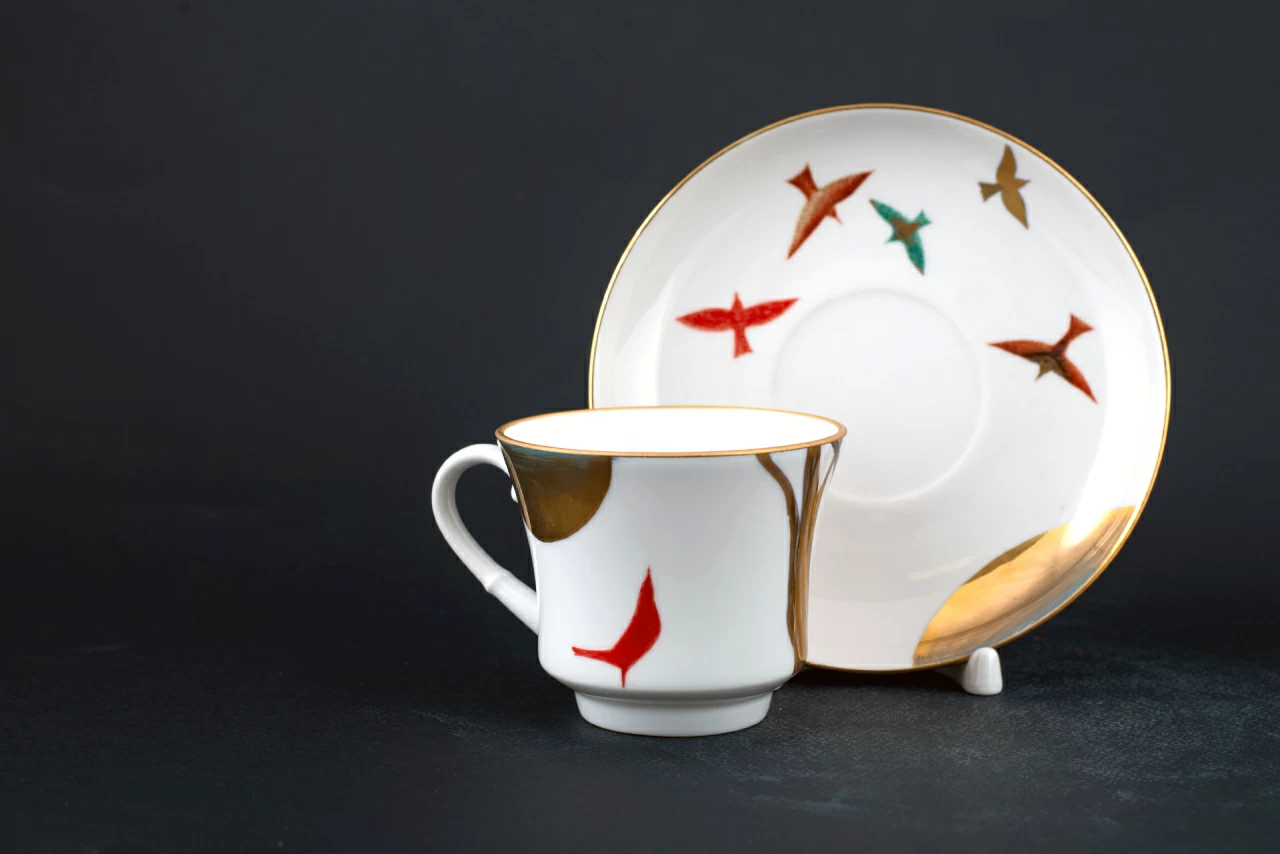 Чашка с блюдцем Чудный лес, арт 61.20977.00.1, 