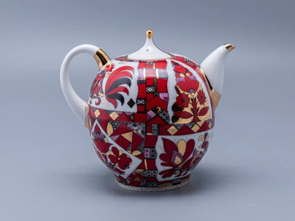 Чайник доливной Новгородский Красный конь 2450 мл арт. 80.00765.00.1, 