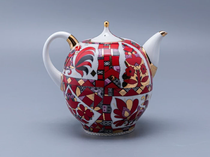 Чайник доливной Новгородский Красный конь 2450 мл арт. 80.00765.00.1, 