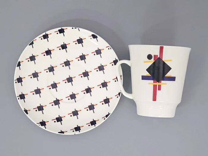 Чашка с блюдцем кофейная 165 мл.,  форма Майская,  рисунок Супрематический орнамент арт. 81.26709.00.1, 