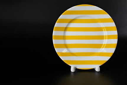 Тарелка 160 мм, Полоски 16, на форме Европейская, арт 60.06453.00.1