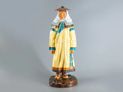 Скульптура Народности России Гольдская женщина арт. 82.69852.00.1, 