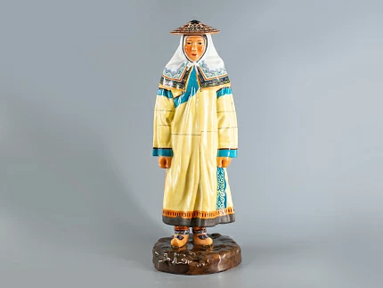 Скульптура Народности России Гольдская женщина арт. 82.69852.00.1