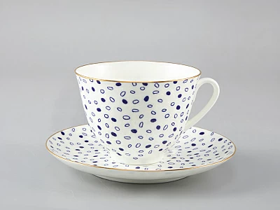 Чашка с блюдцем чайная форма Весенняя рисунок Glare арт. 81.28730.00.1