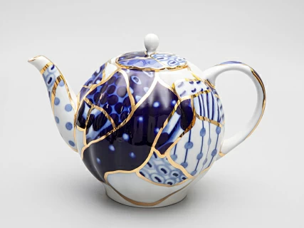 Чайник доливной форма Тюльпан рисунок Байкал, арт. 80.37281.00.1, 