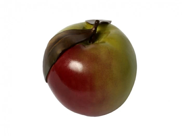 Скульптура форма Яблоко №2 с лепкой рисунок Зелено-красное арт. 62.04765.00.5, 