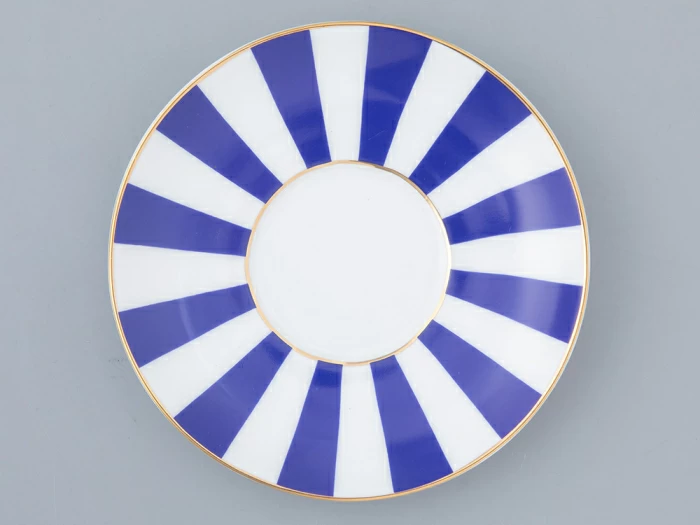 Чашка с блюдцем кофейная 180 мл форма Ландыш рисунок Да и нет (кобальт) арт. 81.16086.00.1, 